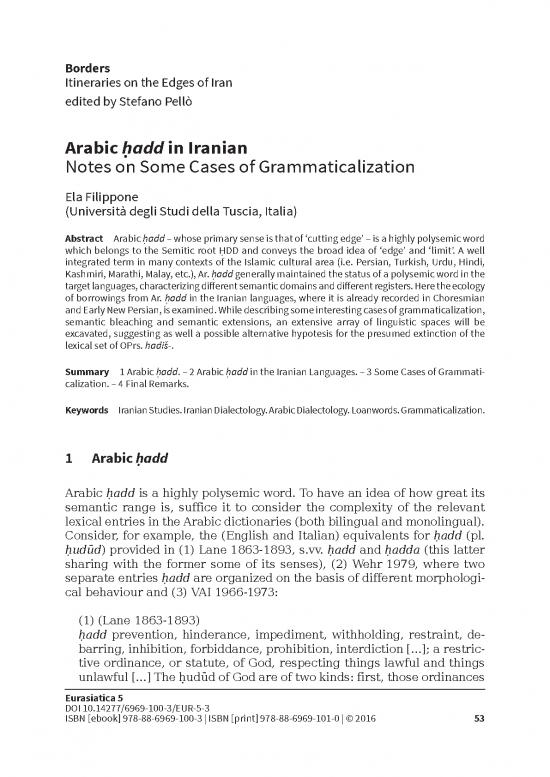 picture Arabic Notes Pdf 105395 | 978 88 6969 101 0 Ch 03