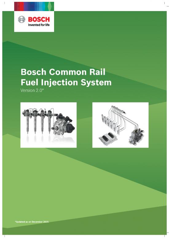 picture Common Rail Fuel Injection System Pdf 106843 | Bosch Fuel Injection System Catalogue