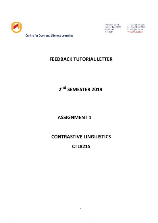 picture1_Contrastive Linguistics Pdf 105163 | Ctl821s Feedback Tutorial Letter For Assignment 1 2019