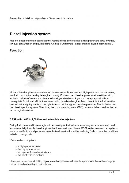 picture Diesel Pdf 107012 | Diesel Injection System