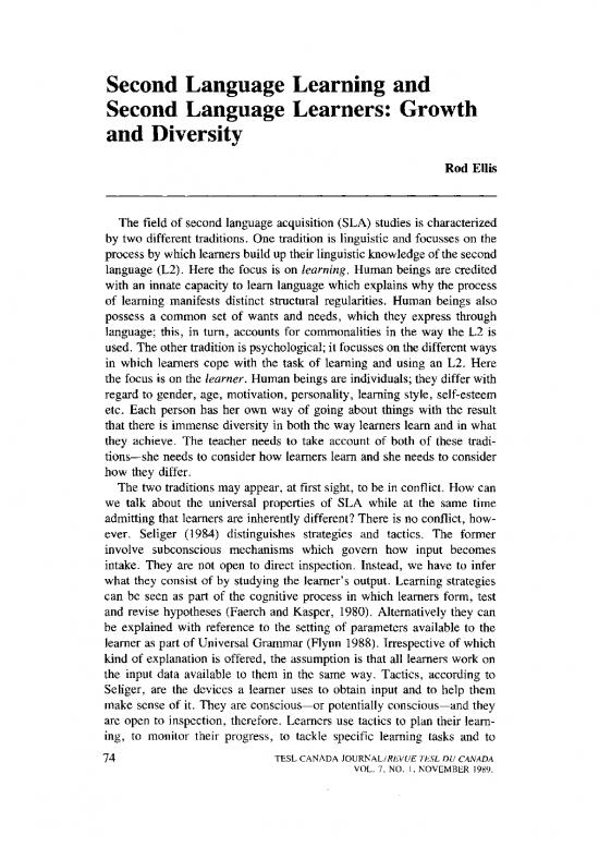 picture Rod Ellis Second Language Acquisition 105437 | Ej404016