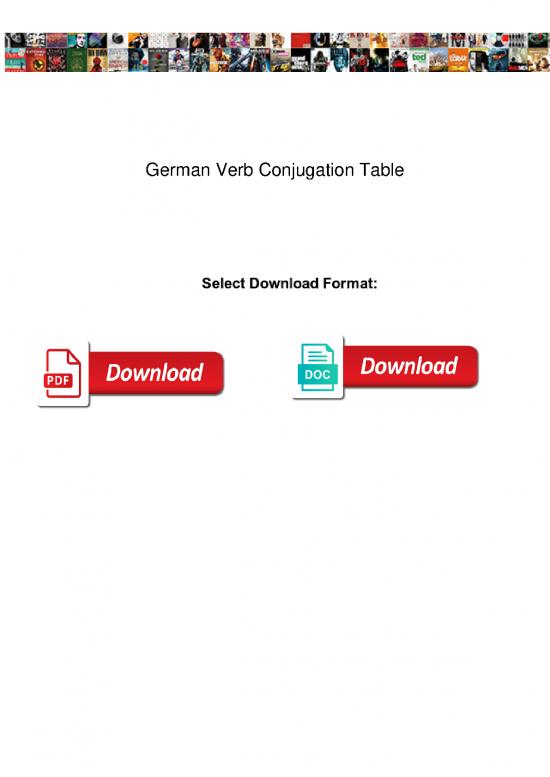 picture_Hindi Verbs In All Tenses Pdf 106409 | German Verb Conjugation Table
