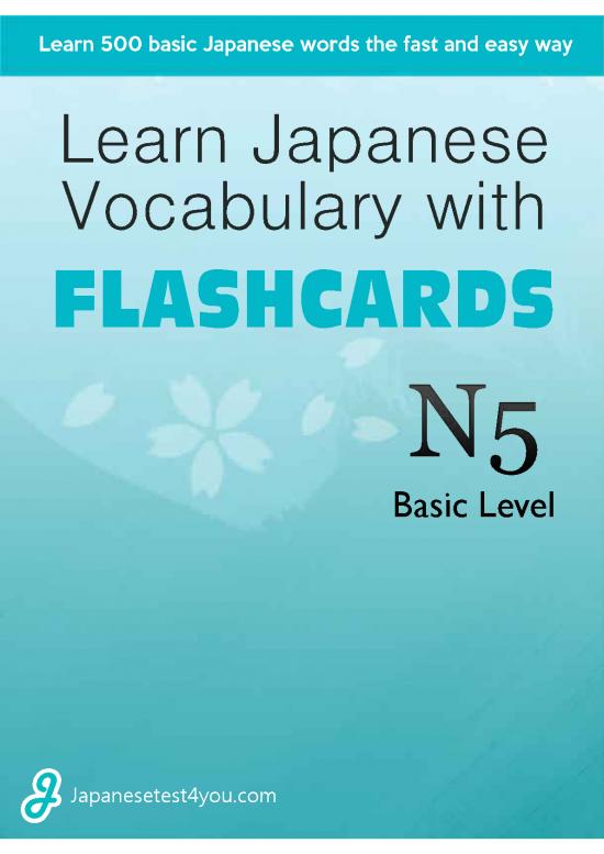 picture_Learn Japanese Vocabulary With Flashcards Jlpt N5 Preview