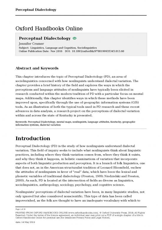 picture_Dialectology Pdf 105398 | Perceptual Dialectology Cramer 2018
