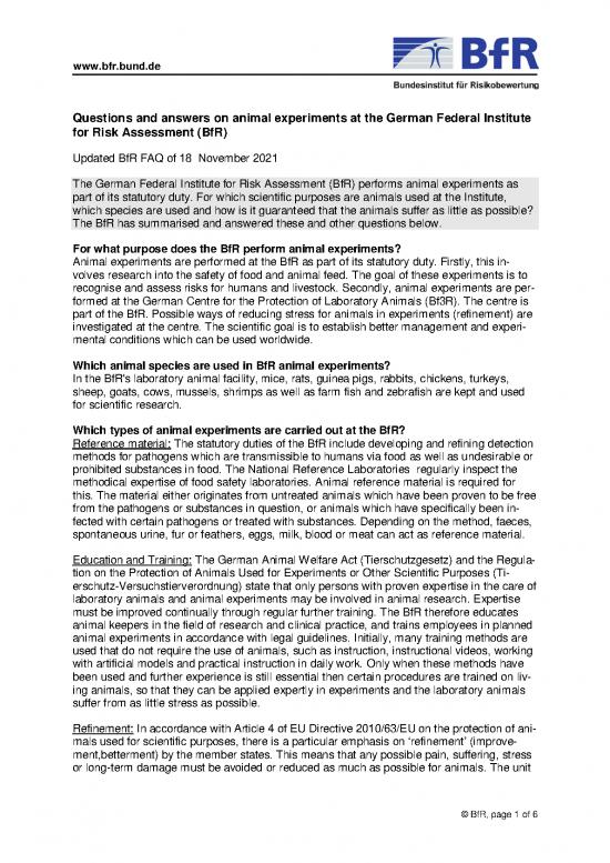 picture_Questions And Answers On Animal Experiments At The German Federal Institute For Risk Assessment Bfr