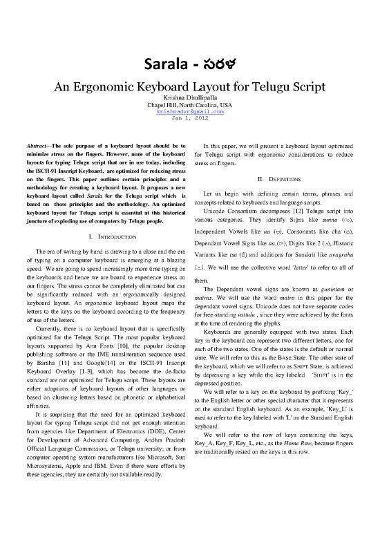 picture_Sarala Ergonomic Keyboards   Telugu   Research Paper