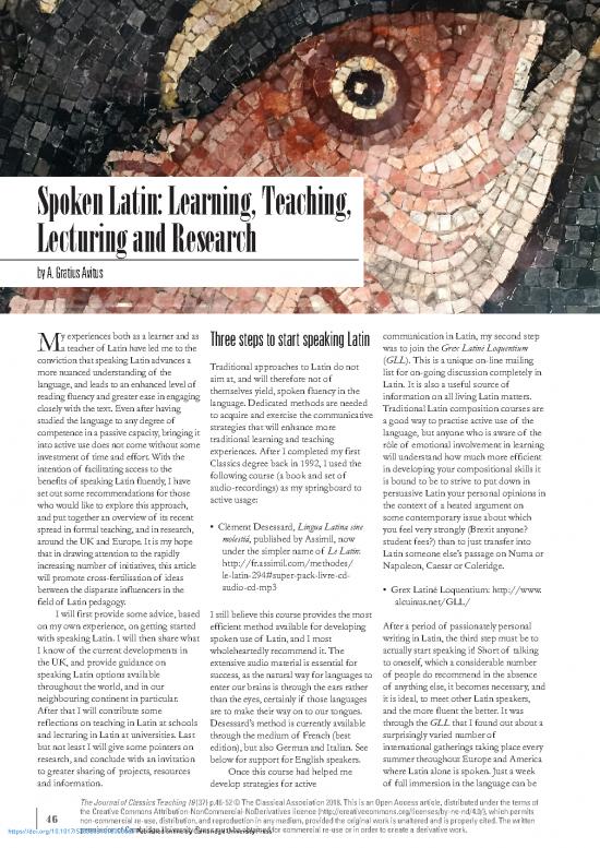 picture_Therapeutic Communication Pdf 105862 | Spoken Latin Learning Teaching Lecturing And Research