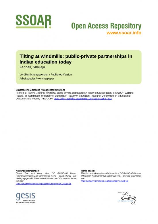 picture_Education Pdf 105265 | Ssoar 2007 Fennell Tilting At Windmills Public Private Partnerships