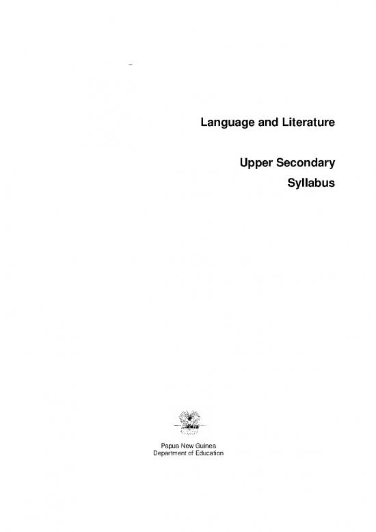 picture1_Pdf Language 104911 | Syllabus Upper Secondary Language Literature