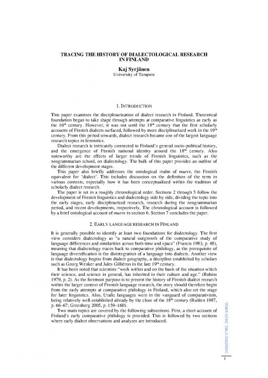 picture_Dialectology Pdf 105751 | Syrjanen 2012