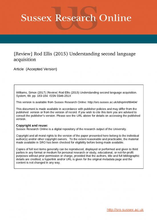 picture Rod Ellis Second Language Acquisition 105636 | Sys 1797 Edit Report (1)