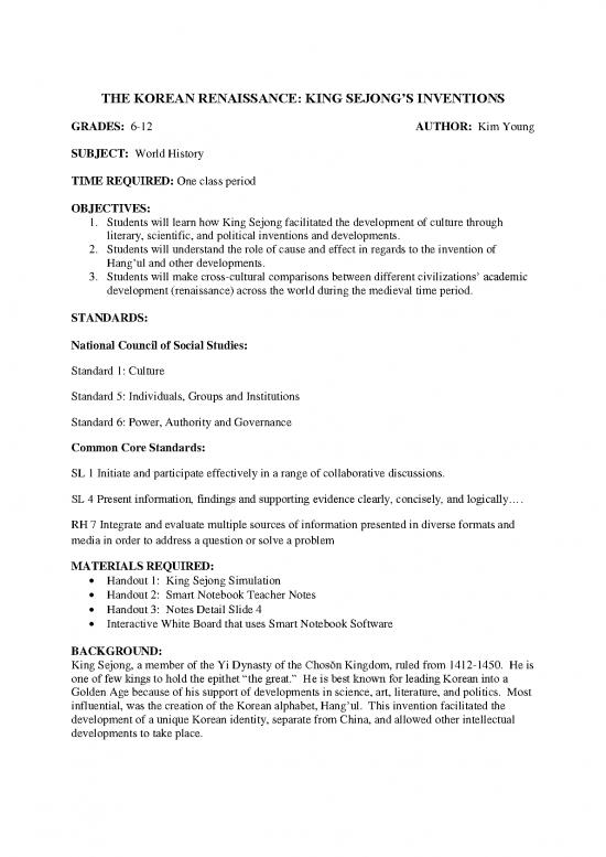 picture1_Sejong Korean Pdf 105063 | The Korean Renaissance King Sejongsinventions