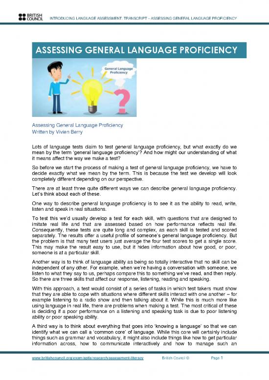 picture Pdf Language 104798 | Transcript Assessing General Language Proficiency