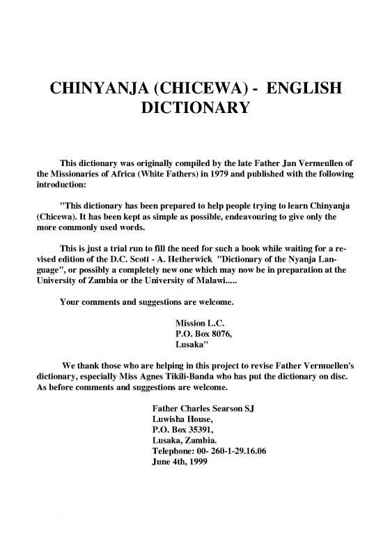 picture1_Vermeullen Chewa Dictionary