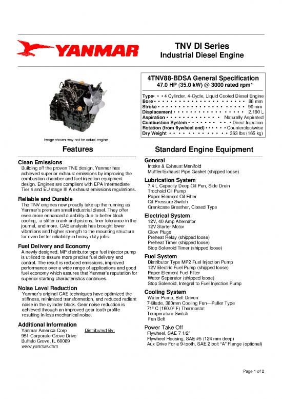 picture_Diesel Pdf 106659 | Yanmar 4tnv88 Bdsa