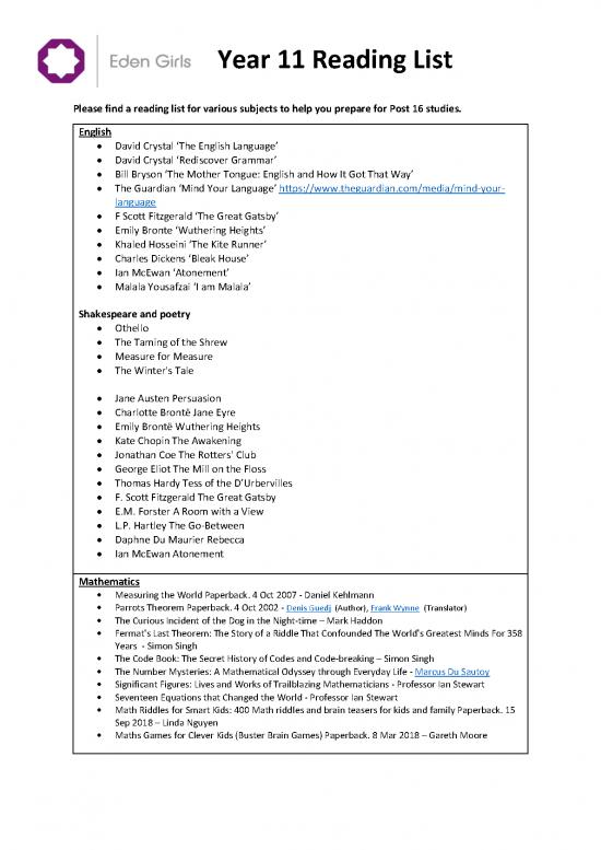 picture_Measure Pdf Online 106169 | Year 11 Reading List