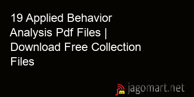 picture_19 Applied Behavior Analysis Pdf Files | Download Free Collection Files