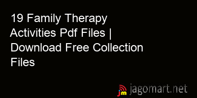 picture 19 Family Therapy Activities Pdf Files | Download Free Collection Files
