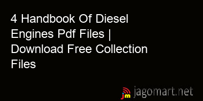 picture 4 Handbook Of Diesel Engines Pdf Files | Download Free Collection Files