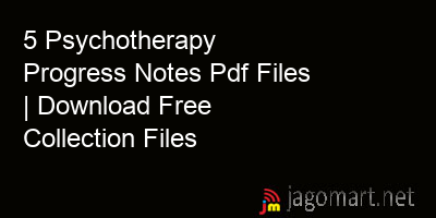 picture 5 Psychotherapy Progress Notes Pdf Files | Download Free Collection Files