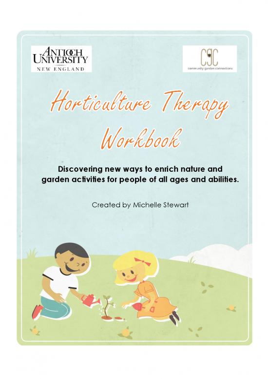 picture1_Therapeutic Community Pdf 107783 | 0411953horticulture Therapy Workbook