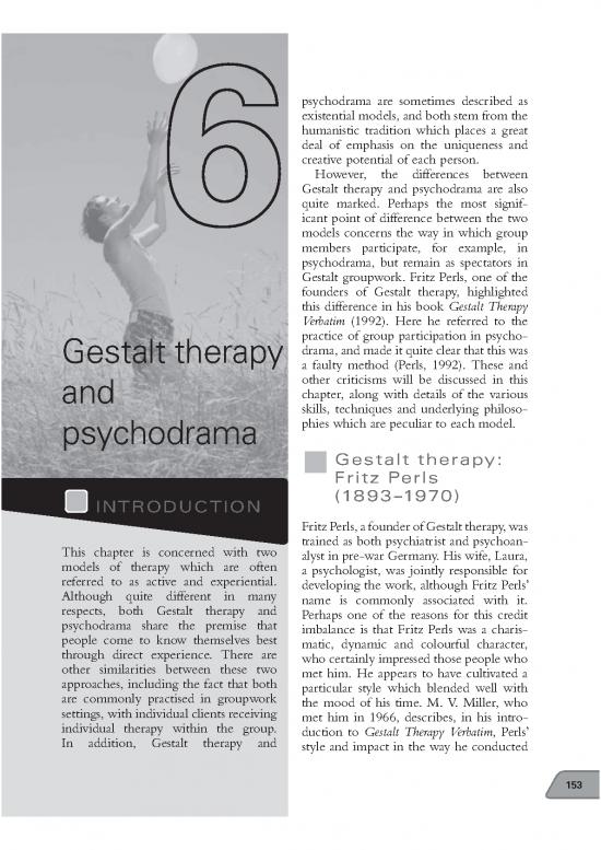 picture_Existential Theory Pdf 107542 | 6   Gestalt Therapy And Psychodrama