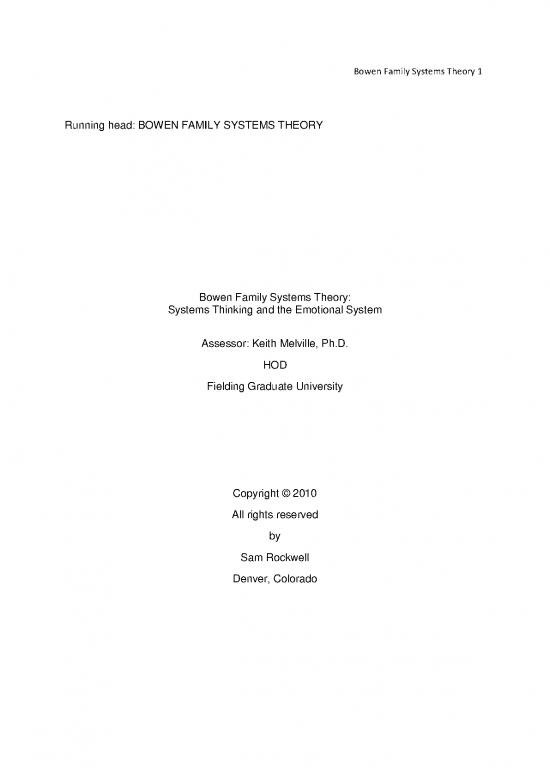 picture Family Therapy Pdf 107686 | 703 In Depth  Bowen Family Systems Theory