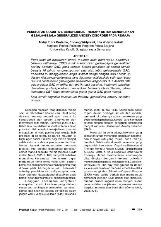 picture_Cbt Pdf 107616 | 7 Penerapan Cognitive Behavioural Therapy Untuk Menurunkan Gejala Gejala Generalized Anxiety Disorder Pada Remaja