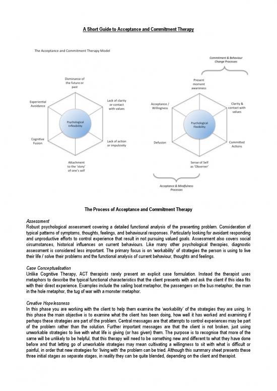 picture1_Therapeutic Metaphors Pdf 107287 | A Short Guide To Acceptance And Commitment Therapy 0
