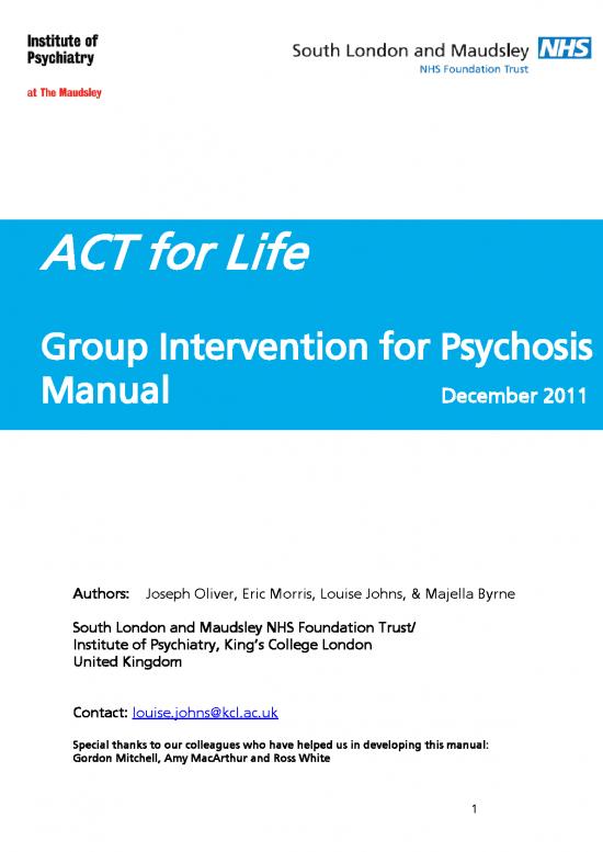 picture_Group Therapy Pdf 107348 | Act For Life Groups Manual 2012