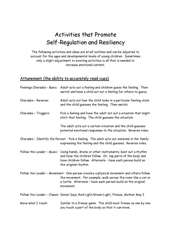 picture Family Therapy Pdf 107986 | Activities For Self Regualtion In Kids