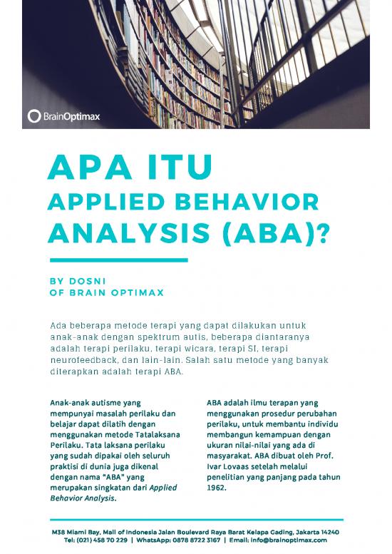 picture_Applied Behavior Analysis Pdf 107240 | Apa Itu Applied Behavior Analysis Aba