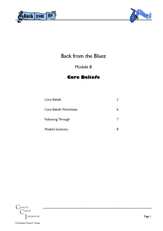 picture_Psychotherapy Pdf 108423 | Back From The Bluez   08   Core Beliefs