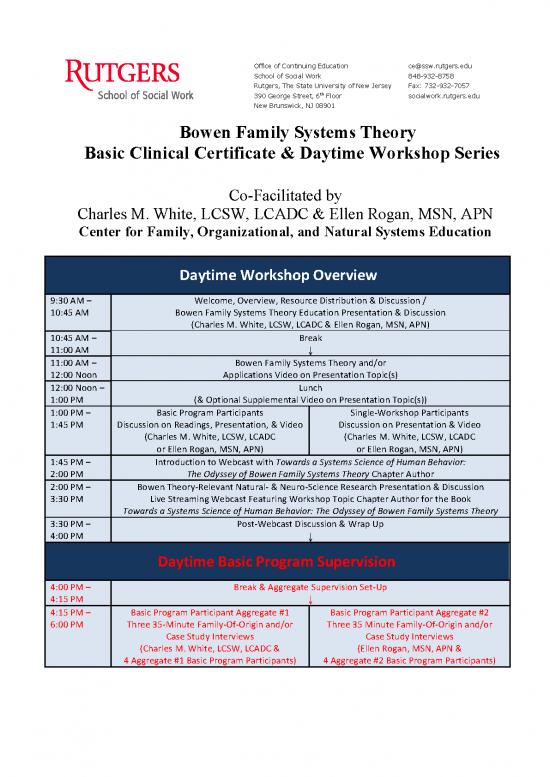 picture_Family Therapy Pdf 107673 | Bowen Theory Basic Program 2014 2015 With Readings