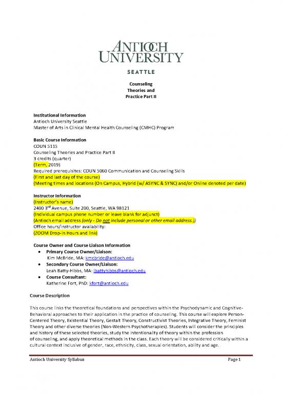 picture_Therapeutic Communication Pdf 107785 | Coun5115 Counseling Theories And Practice Part Ii Syllabus Master