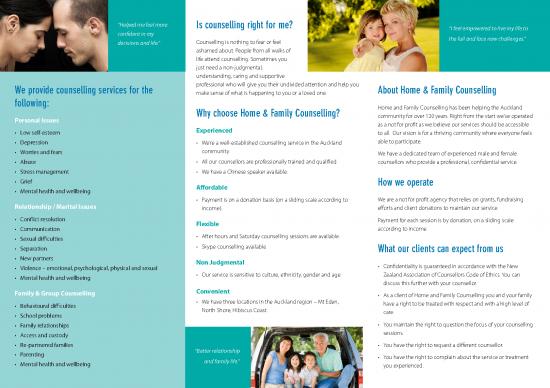 picture Family Therapy Pdf 107435 | Counselling Dlebrochure 2015 Final