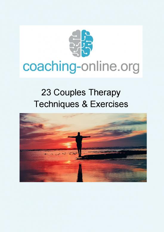 picture1_Therapeutic Exercises Pdf 107278 | Couples Therapy Techniques