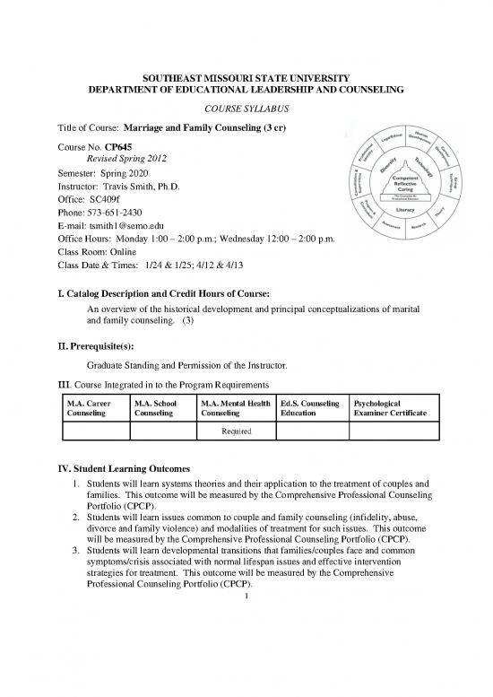 picture1_Couples Therapy Pdf 109324 | Cp645 Marriage  Family Counseling Syllabus