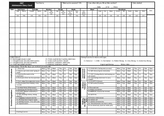 picture Dbt Pdf 107584 | Dbt Adolescent Diary Card
