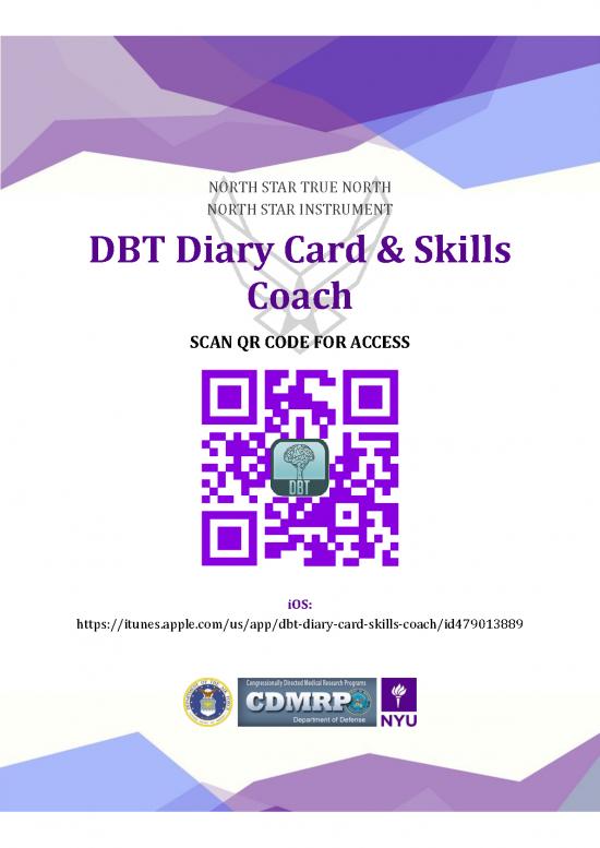 picture Dbt Pdf 107633 | Dbt Diary Card Skills Coach Flyer