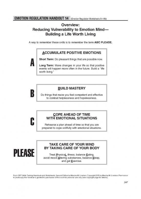 picture Dbt Pdf 108588 | Dbt Reducing Vulnerability To Emotion Mind