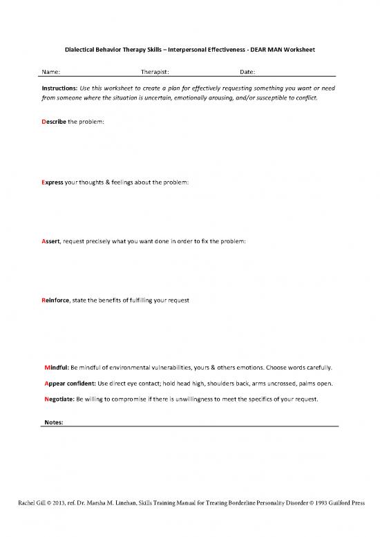 picture_Marsha Linehan Pdf 109483 | Dbt Skills Dear Man Worksheet By Rachel Gill