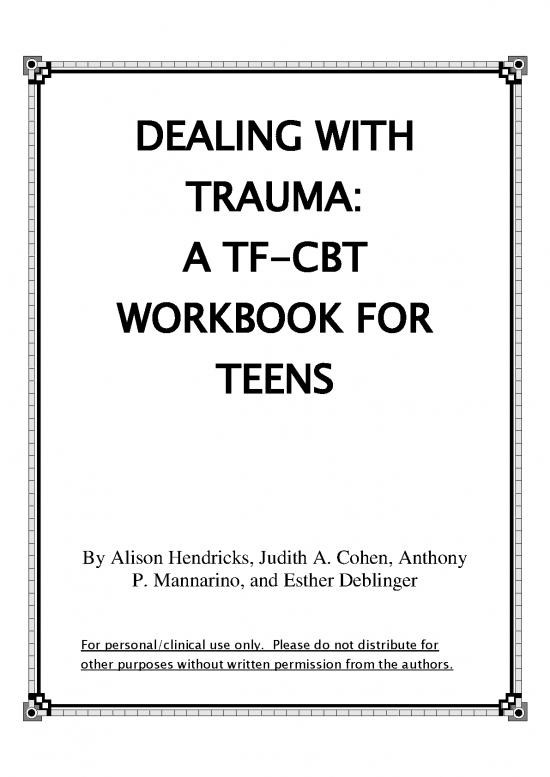 picture_Cbt Workbook Pdf 107328 | Dealing With Trauma   A Tf Cbt Workbook For Teens