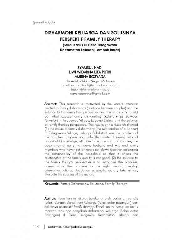 picture1_Study Pdf 107611 | Disharmoni Keluarga Dan Solusinya Perspektif Family Therapy