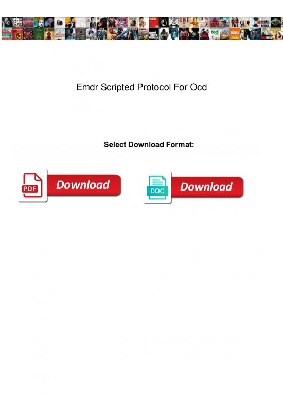 picture_Emdr Ocd Protocol Pdf 109362 | Emdr Scripted Protocol For Ocd