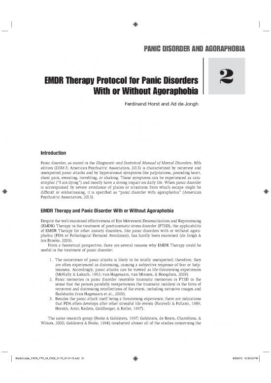 picture Emdr Pdf 108951 | Emdr Therapy Protocol For Panic Disorders Horst De Jongh2c 2015 1 1