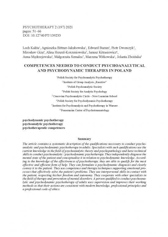 picture Psychotherapy Pdf 107574 | Engver51kalita Psychoterapia 2 2021