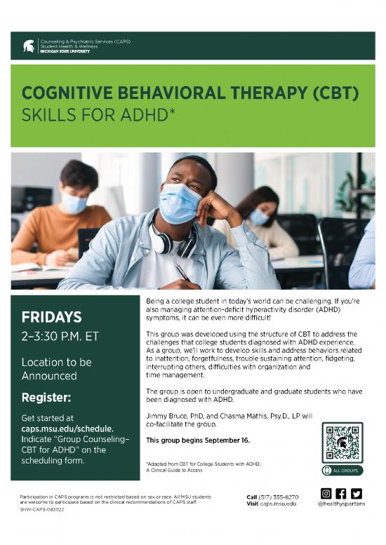 picture Cbt For Adhd Pdf 109199 | Fall22 Cbtskillsforadhd