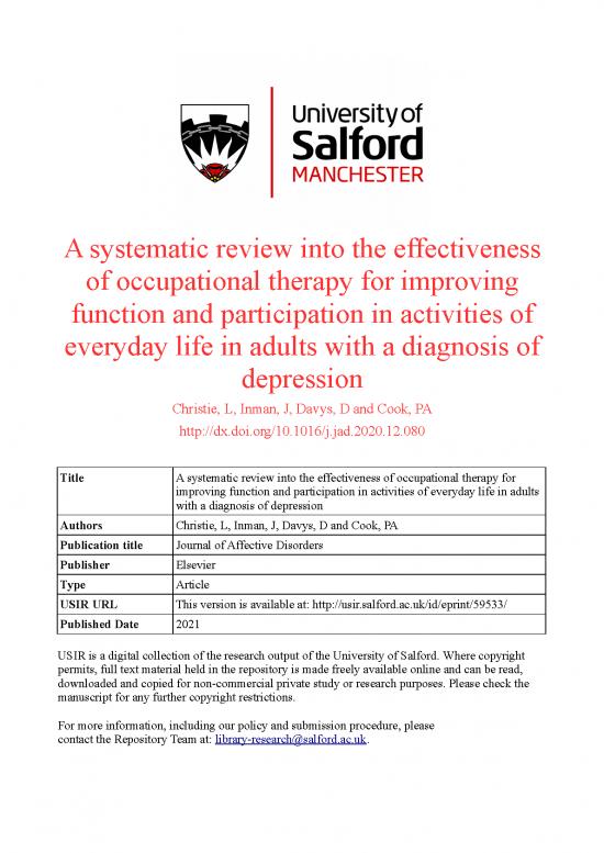 picture1_Study Pdf 108305 | Final Accepted Manuscript   Sr   Occupational Therapy And Depression Lynn Christie