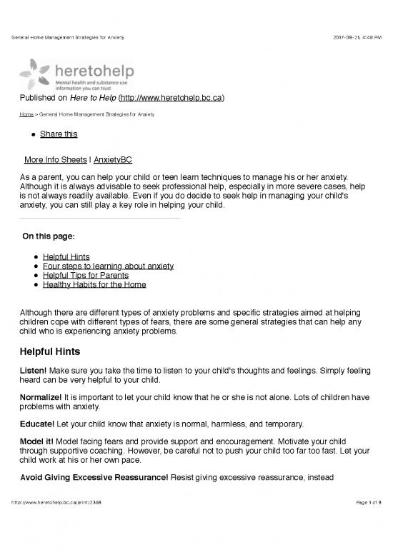 picture Play Therapy Techniques Pdf 108167 | General Home Management Strategies For Anxiety 1